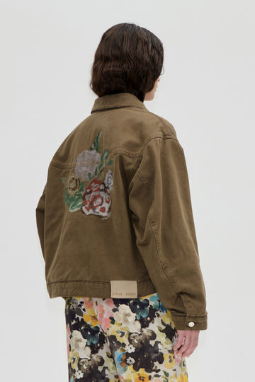 Stine Goya UK Circular Yoke Jacket Outerwear Ephemeral Bloom