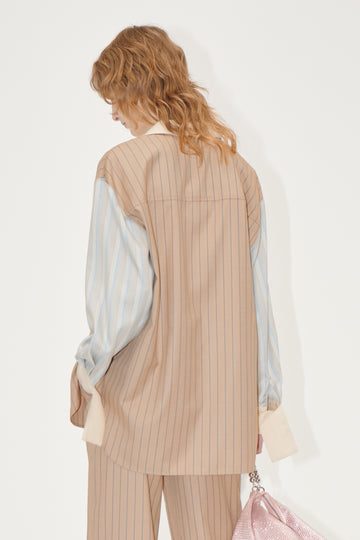 Stine Goya UK Classic Oversize Shirt Shirt Multi Stripes