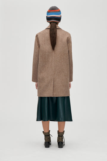 Stine Goya UK Coat Outerwear Fluffy Rhombus