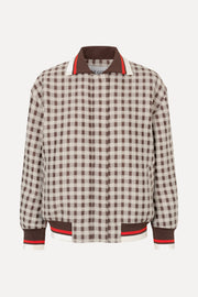 Stine Goya UK Collar Bomber Jacket Jacket Checks