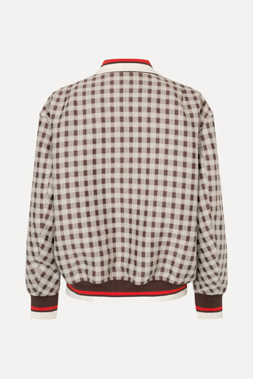 Stine Goya UK Collar Bomber Jacket Jacket Checks