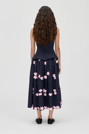 Stine Goya UK Corset Long Dress Dress Pink Petunia