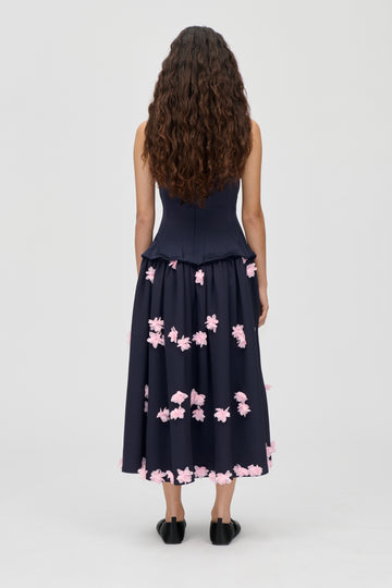 Stine Goya UK Corset Long Dress Dress Pink Petunia