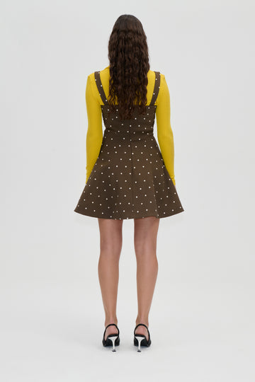 Stine Goya UK Corset Mini Dress Dress Dark Olive