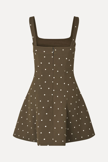 Stine Goya UK Corset Mini Dress Dress Dark Olive