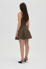 Stine Goya UK Corset Mini Dress Dress Dark Olive