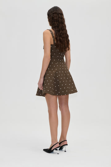 Stine Goya UK Corset Mini Dress Dress Dark Olive