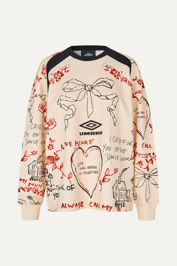 Stine Goya UK Crewneck Pullover Top I Cried For You On The Dancefloor