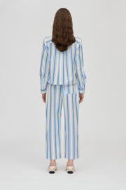 Stine Goya UK Cropped Pants With Tab Pants Lightwave Stripes