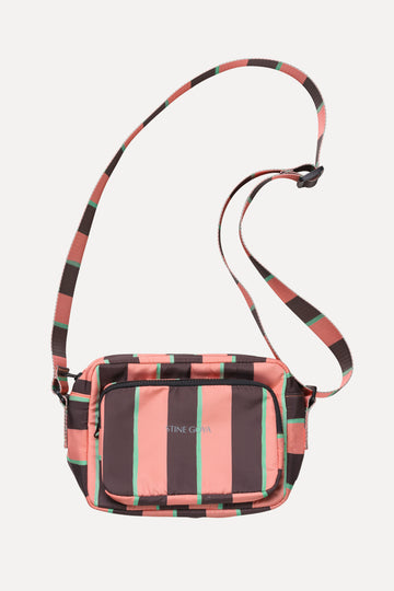 Stine Goya UK Crossbody Bag Bags Rosewood Mint Stripes