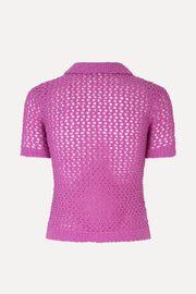 Stine Goya UK Darcy Top Knit Fuschia