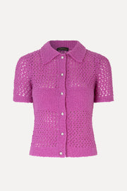 Stine Goya UK Darcy Top Knit Fuschia
