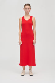 Stine Goya UK Deep Neckline Tank Dress Dress Velocity Red