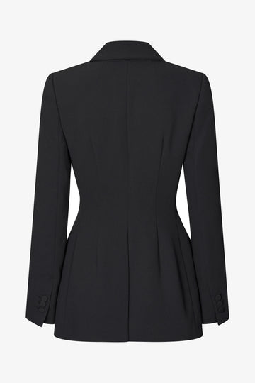 Stine Goya UK Double Breasted Jacket With Lapel Detail Jacket Black