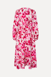 Stine Goya UK Double Buckle Raglan Midi Dress Dress Brush Stroke Magnolias