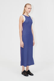 Stine Goya UK Double Layer Tank Dress Dress Light Blue / Midnight Blue