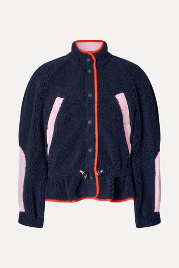 Stine Goya UK Dropped Shoulder Gathered Jacket Jacket Black Iris