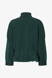 Stine Goya UK Dropped Shoulder Gathered Jacket Jacket Pine Green