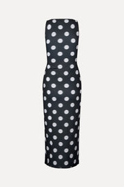 Stine Goya UK Elastic Deep Neckline Tank Dress Dress Dots in Motion