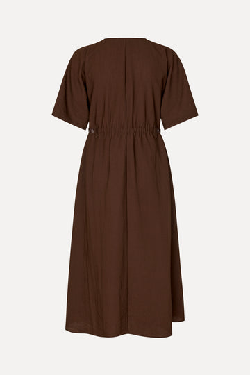 Stine Goya UK Elastic Detail Midi Dress Dress Bow