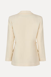 Stine Goya UK Elastic Detail Tailoring Blazer Jacket Eggnog