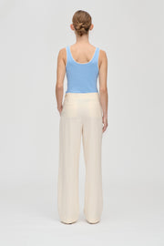 Stine Goya UK Elastic Detail Tailoring Pants Pants Eggnog