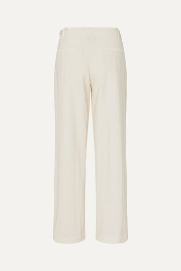 Stine Goya UK Elastic Detail Tailoring Pants Pants Eggnog