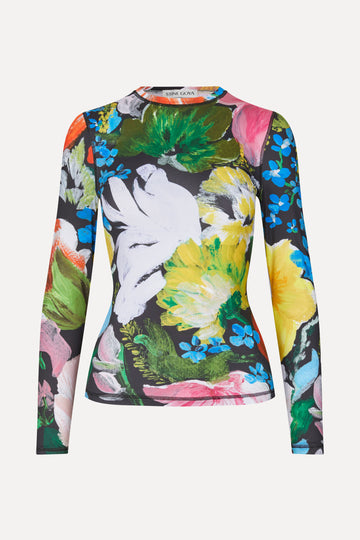 Stine Goya UK Elastic Long Sleeve Top Top Flowers Under The Sun