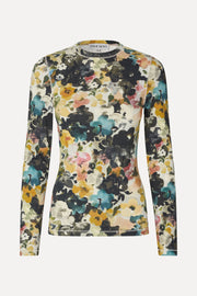 Stine Goya UK Elastic Long Sleeve Top Top Echoes In Flowers