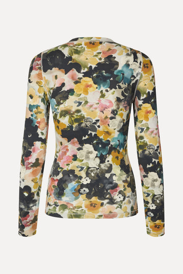 Stine Goya UK Elastic Long Sleeve Top Top Echoes In Flowers