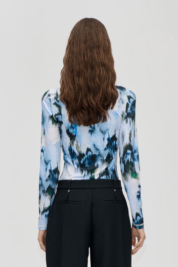 Stine Goya UK Elastic Long Sleeve Top Top Afterbloom