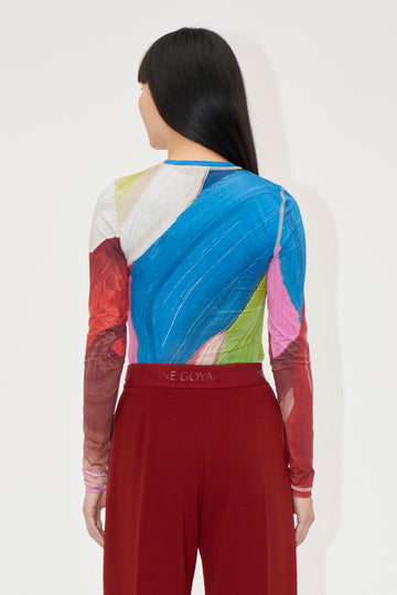 Stine Goya UK Elastic Long Sleeve Top Top Hands