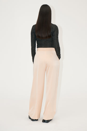 Stine Goya UK Elastic Long Sleeve Top Top Liquified Logo