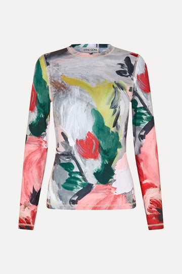 Stine Goya UK Elastic Long Sleeve Top Top My Garden