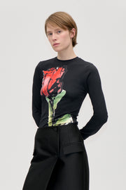 Stine Goya UK Elastic Long Sleeve Top Top The Rose