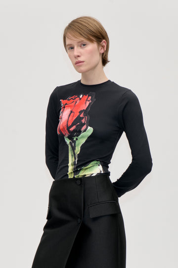 Stine Goya UK Elastic Long Sleeve Top Top The Rose