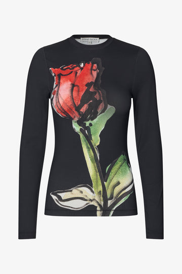 Stine Goya UK Elastic Long Sleeve Top Top The Rose