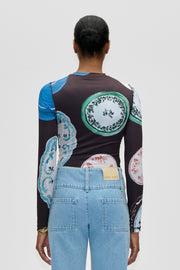 Stine Goya UK Elastic Long Sleeve Top Top The Platera