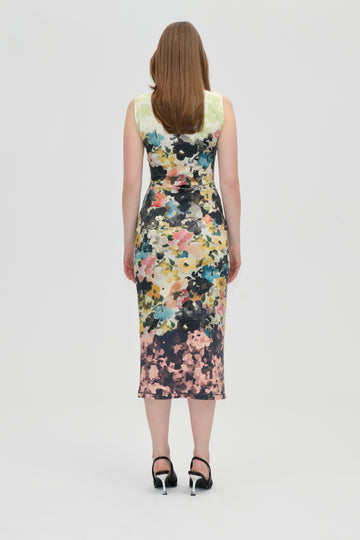 Stine Goya UK Elastic Tank Crewneck Dress Dress Echoes In Flowers