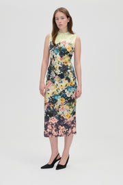 Stine Goya UK Elastic Tank Crewneck Dress Dress Echoes In Flowers