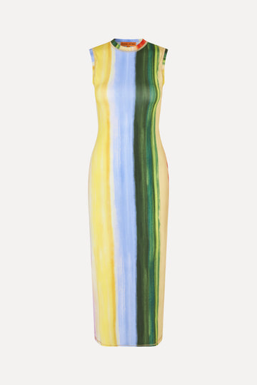 Stine Goya UK Elastic Tank Crewneck Dress Dress Rainbow Hue