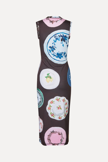 Stine Goya UK Elastic Tank Crewneck Dress Dress The Platera