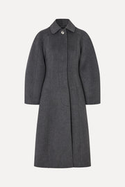 Stine Goya UK Elastic Waist Raglan Long Coat Outerwear Graphite