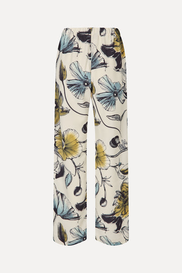 Stine Goya UK Elasticated Long Pants Pants Fine Line Poppies