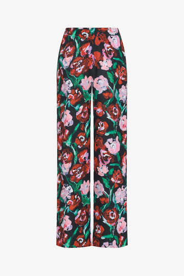 Stine Goya UK Elasticated Long Pants Pants Painted Rose Garden