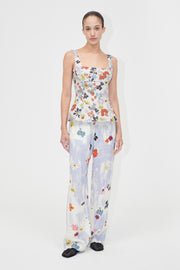 Stine Goya UK Elasticated Long Pants Pants Skyfall Flowers