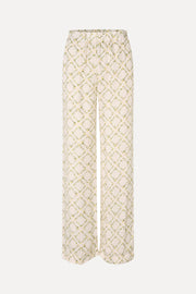 Stine Goya UK Elasticated Long Pants Pants Sakura Check Yellow