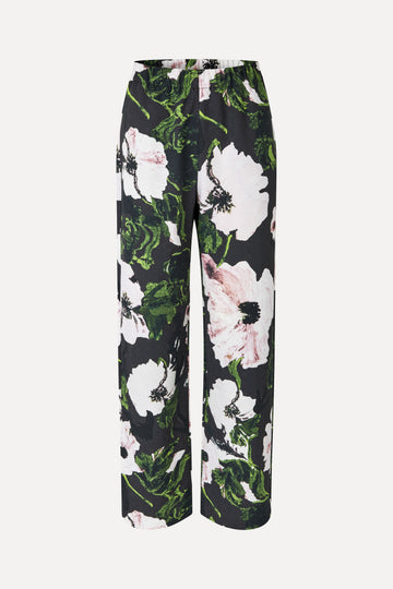 Stine Goya UK Elasticated Long Pants Pants Umber Windflower