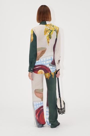 Stine Goya UK Elasticated Long Pants Pants Lemons On A Plate