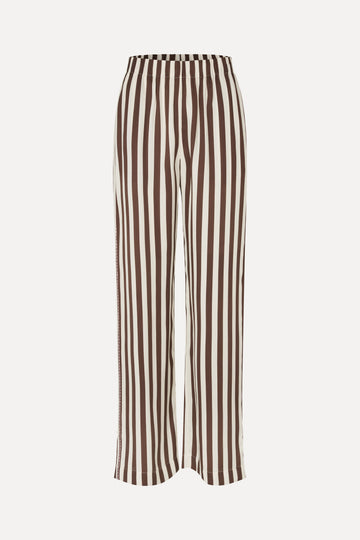 Stine Goya UK Elasticated Long Pants Pants Ivory Stripes